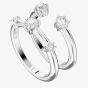 Swarovski Constella Double Set Rhodium Plated Ring 5640960