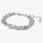 Swarovski Mesmera White Mixed Cuts Rhodium Plated Bracelet 5661529 (M)