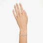 Swarovski Mesmera White Mixed Cuts Rhodium Plated Bracelet 5661529 (M)