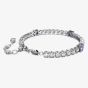 Swarovski Matrix Blue Mixed Cuts Tennis Rhodium Plated Bracelet 5666426 (M)