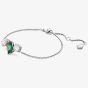 Swarovski Mesmera Green Mixed Cuts Rhodium Plated Bracelet 5668360 (M)