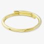 Swarovski Dextera Magnetic Closure Gold Tone Plated Hinged Bangle 5669498