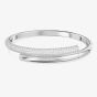 Swarovski Dextera Magnetic Closure Hinged Rhodium Plated Bangle 5670252