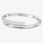 Swarovski Dextera Magnetic Closure Hinged Rhodium Plated Bangle 5670252