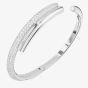 Swarovski Dextera Magnetic Closure Hinged Rhodium Plated Bangle 5670252