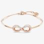 Swarovski Hyperbola Rose Gold Plated Infinity Bangle 5679443