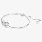Swarovski Hyperbola Rhodium Plated White Infinity Bracelet 5679664