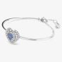 Swarovski Hyperbola Rhodium Plated Blue Heart Bracelet 5680393