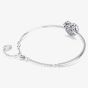 Swarovski Hyperbola Rhodium Plated Blue Heart Bracelet 5680393
