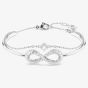 Swarovski Hyperbola Rhodium Plated Infinity Bangle 5684049