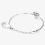 Swarovski Hyperbola Rhodium Plated White Heart Bangle 5684385