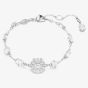 Swarovski Idyllia Rhodium Plated Snowflake Bracelet 5691485