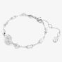 Swarovski Idyllia Rhodium Plated Snowflake Bracelet 5691485