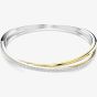 Swarovski Hyperbola Two Colour Crossover Bangle 568972