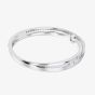Swarovski Hyperbola Rhodium Plated Crossover Bangle 569122
