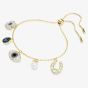 Swarovski Symbolica Gold Tone Plated Evil Eye Mixed Charm Bracelet 5692162