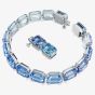 Swarovski Millenia Rhodium Plated Blue Gradient Bracelet 5694135