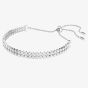 Swarovski Matrix Tennis Silver Two Row Bracelet 5678252