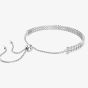 Swarovski Matrix Tennis Silver Two Row Bracelet 5678252