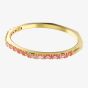 Swarovski Matrix Gold Plated Pink Crystal Bangle 5705791