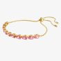 Swarovski Matrix Pear Cut Pink Crystal Bracelet 5707187