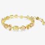 Swarovski Gema Gold Tone Plated Mixed Yellow Crystal Bracelet 5718072