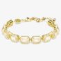 Swarovski Millenia Gold Tone Plated Octagonal Crystal Tennis Bracelet 5720912