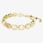 Swarovski Millenia Gold Tone Plated Octagonal Crystal Tennis Bracelet 5720912