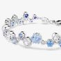 Swarovski Constella Rhodium Plated Blue & White Crystal Bracelet 5722479