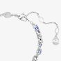 Swarovski Constella Rhodium Plated Blue & White Crystal Bracelet 5722479