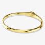 Swarovski Dextera Gold Tone Plated Round Cut Crystal Bangle 572459