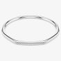 Swarovski Dextera Rhodium Platedctagon White Crystal Bangle 572522