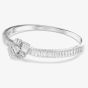 Swarovski Matrix Rhodium Plated Medium Zirconia Knot Bangle 5727120