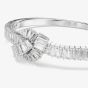 Swarovski Matrix Rhodium Plated Medium Zirconia Knot Bangle 5727120