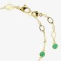Swarovski Imber Gold Tone Plated Green Crystal Bracelet 5730676