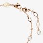Swarovski Imber Rose Gold Tone Plated White Crystal Bracelet 5730677