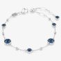 Swarovski Imber Rhodium Plated Blue Crystal Bracelet 5730679