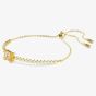 Swarovski Matrix Gold Tone Plated Caramel Zirconia Tennis Bracelet 5730699