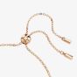 Swarovski Matrix Rose Gold Tone Plated White Zirconia Tennis Bracelet 5730706