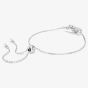 Swarovski Matrix Rhodium Plated White Zirconia Knot Bracelet 5731101