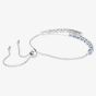 Swarovski Matrix Rhodium Plated Blue & White Zirconia Toggle Bracelet 5732266