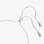 Swarovski Una Rhodium Plated Round White Crystal Bracelet 5732272