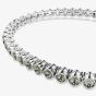 Swarovski Imber Rhodium Plated Black Crystal Tennis Bracelet 5734238