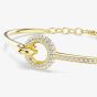 Swarovski Dextera Gold Tone Plated Crystal Set Bracelet 5743568