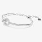 Swarovski Dextera Rhodium Plated Crystal Set Bracelet 5743569