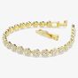 Swarovski Una Angelic Gold Tone Plated White Crystal Bracelet 5749386