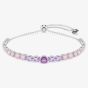 Swarovski Matrix Rhodium Plated Multicolour Crystal Bracelet 5751197