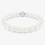 Swarovski Matrix Rhodium Plated White Crystal Pearl Bracelet 5747747