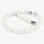 Swarovski Matrix Rhodium Plated White Crystal Pearl Bracelet 5747747