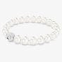 Swarovski Matrix Rhodium Plated White Crystal Pearl Bracelet 5747747